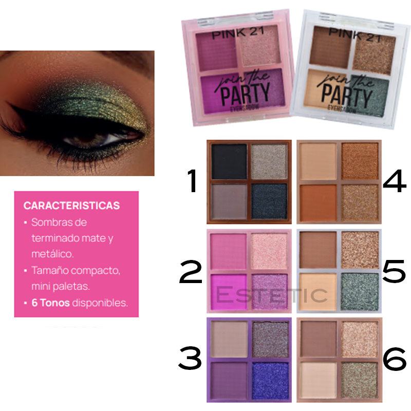 Paleta Sombra Join The Party Pink 21
