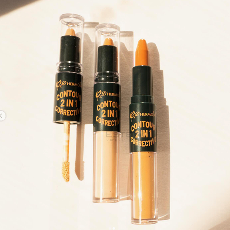 Stick 2 en 1 Contorno + Corrector DHermosa Pro