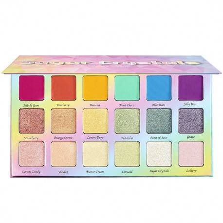 Paleta Sombra Crystal Sugar 18 Colores Violet Voss
