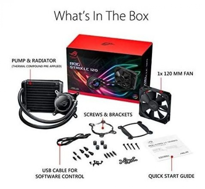 WATER COOLER ASUS ROG STRIX LC 120 AIO COOLER