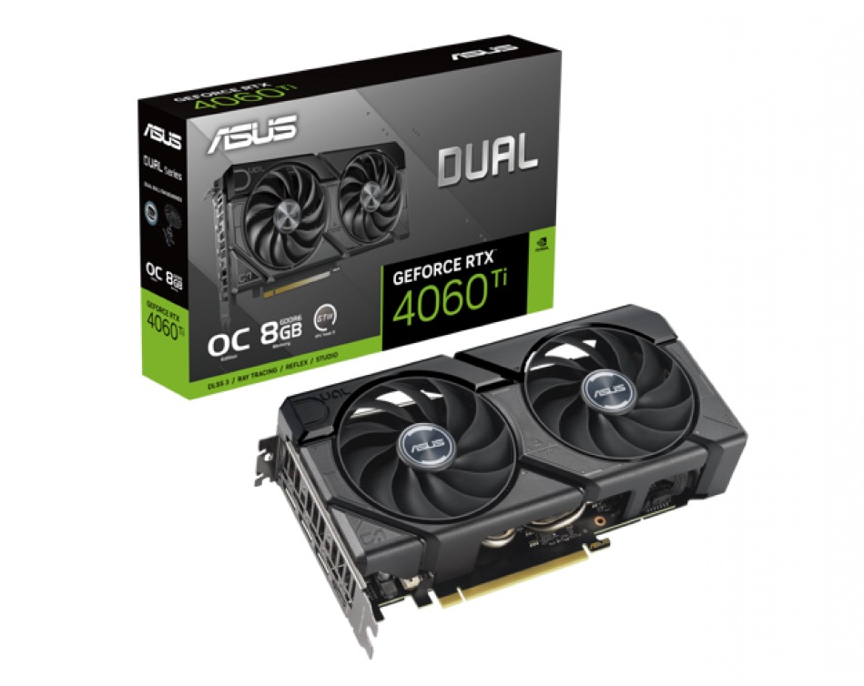 PLACA DE VIDEO ASUS DUAL RTX 4060TI O8G EVO