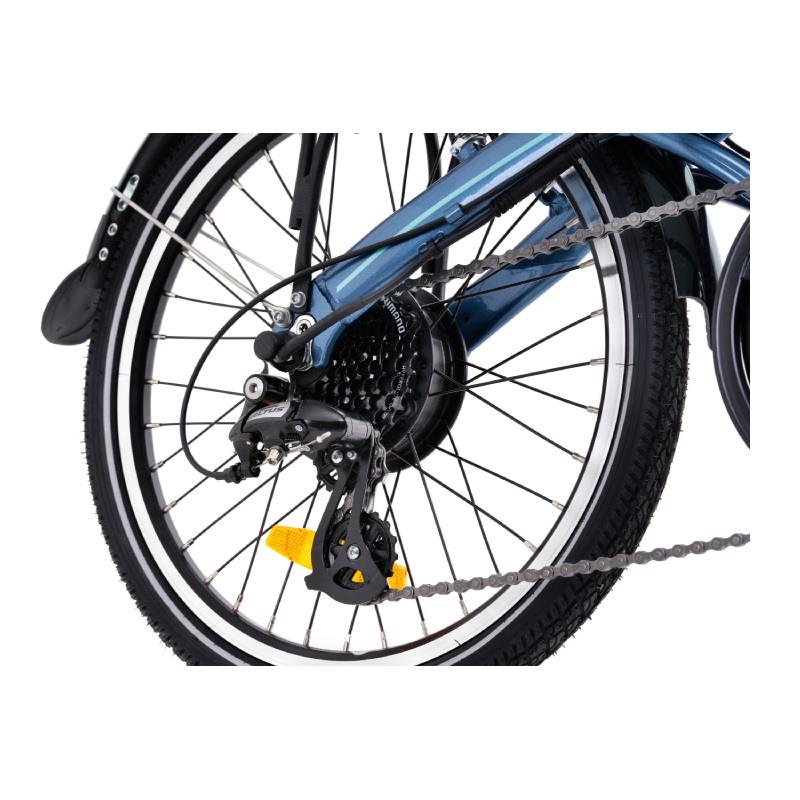 BICICLETA ELECTRICA EPAC KANY 20 - EB-C20P-310 (ARG) AZUL Y NEGRO