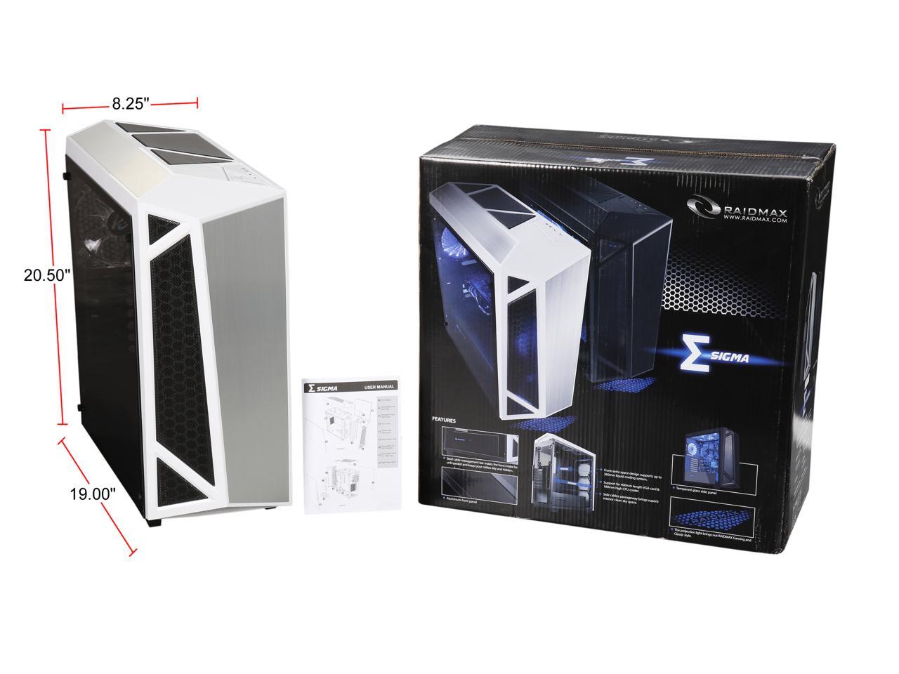 GABINETE GAMER RAIDMAX SIGMA WHITE