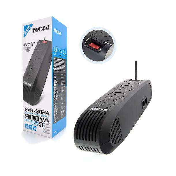 ESTABILIZADOR FORZA FVR-902A 900VA