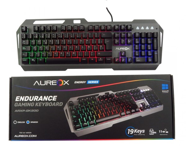 TECLADO GAMER AUREOX ENDURANCE GK200