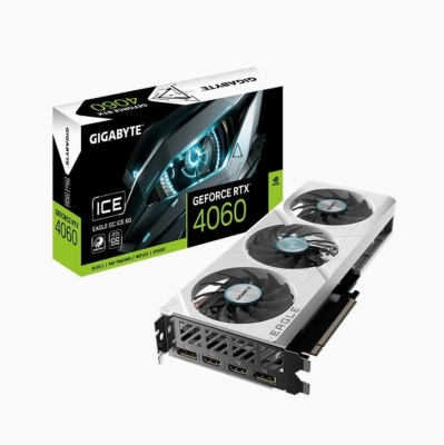 PLACA DE VIDEO GIGABYTE RTX 4060 EAGLE ICE 8GB OC