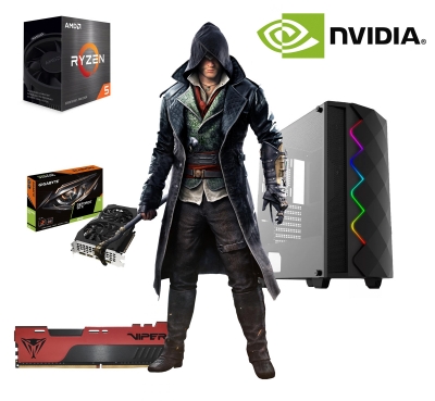PC GAMER RYZEN 5 4500 GTX 1660 8x2 3200MHZ 512 M2