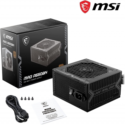 FUENTE MSI MAG A550BN 80 PLUS BRONCE