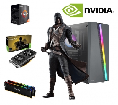 PC GAMER RYZEN 5600 GTX 1660TI 8x2GB 3200MHZ 1TB M.2