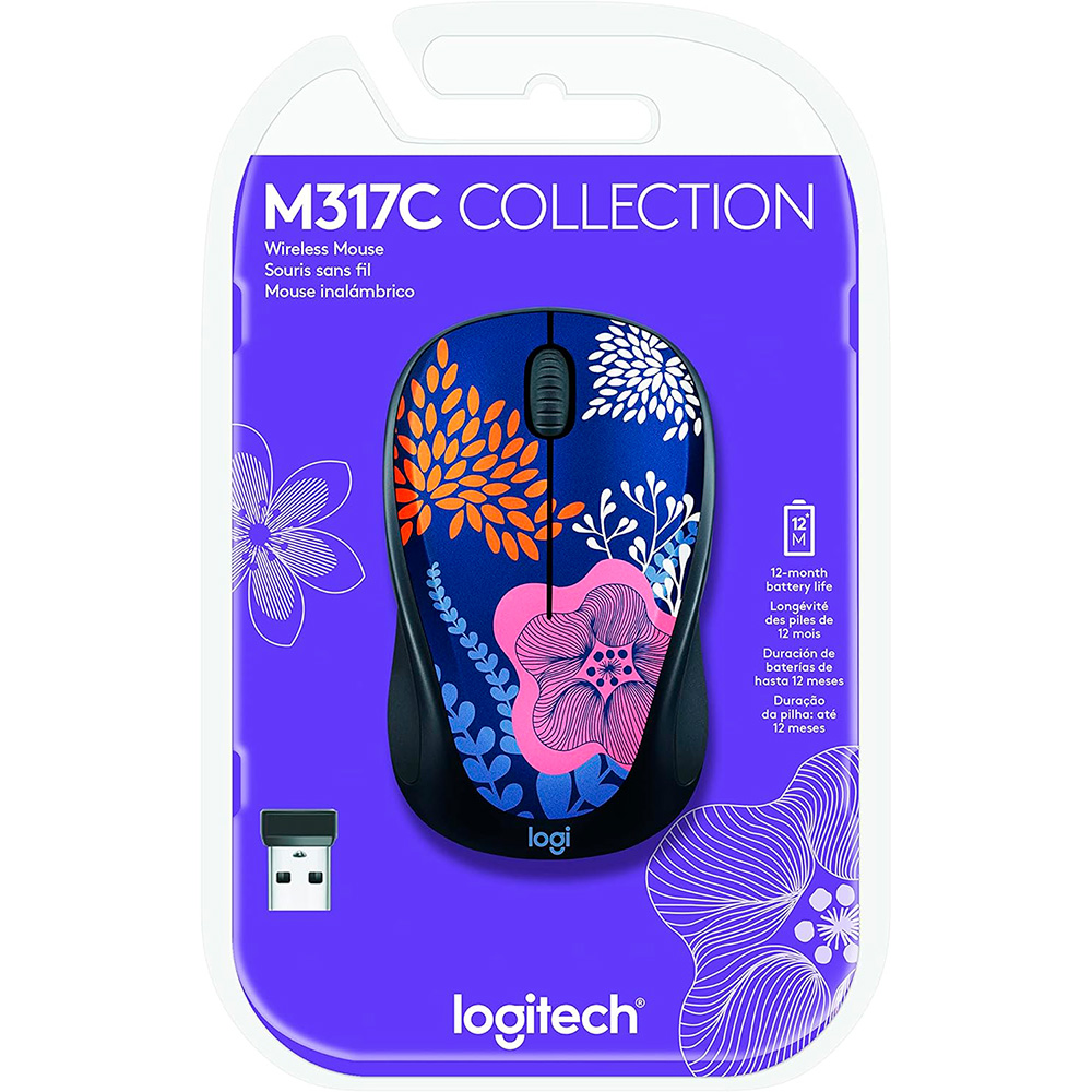 Mouse M317c Forest Foral Limited Wireles Logitech