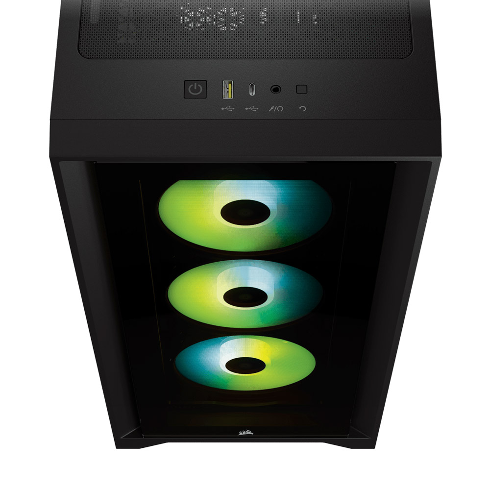 Gabinete Icue 4000x Rgb Tg Black Corsair