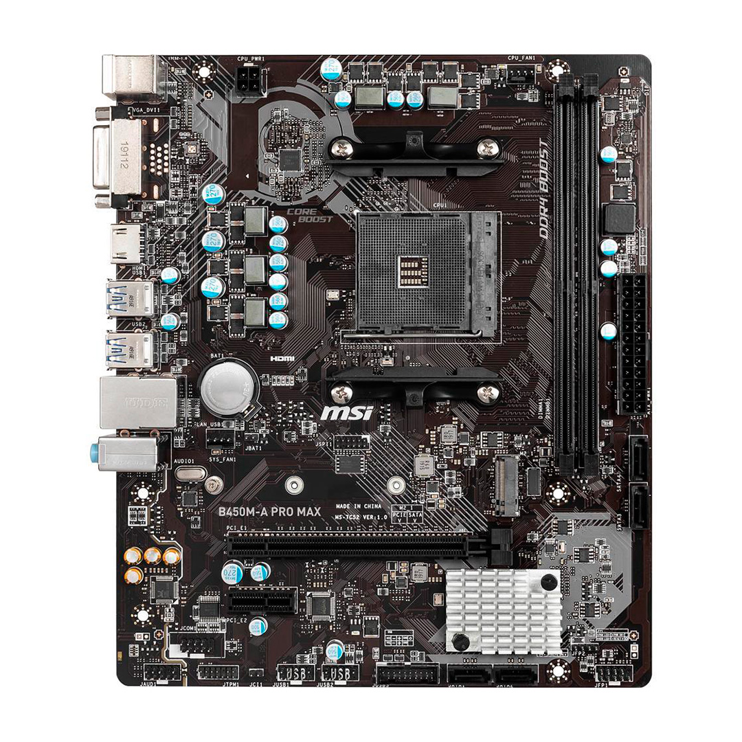 Mother B450m-a Pro Max Msi Am4