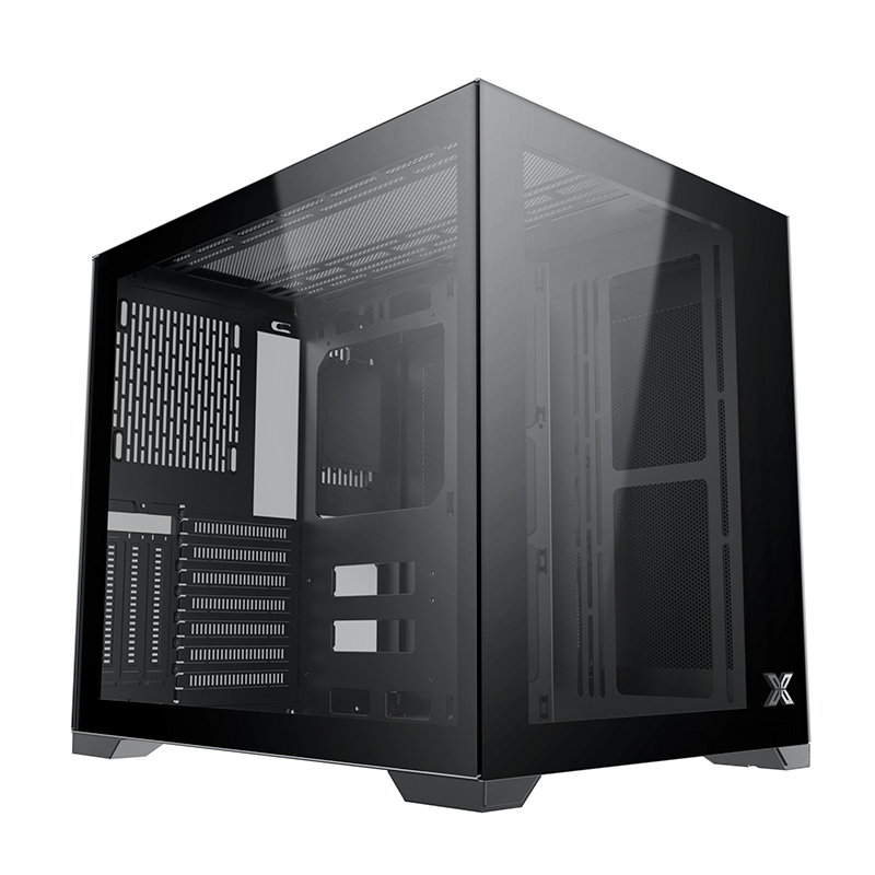 Gabinete Aquarius Ii Tg 6 Fan Argb Black Xigmatek