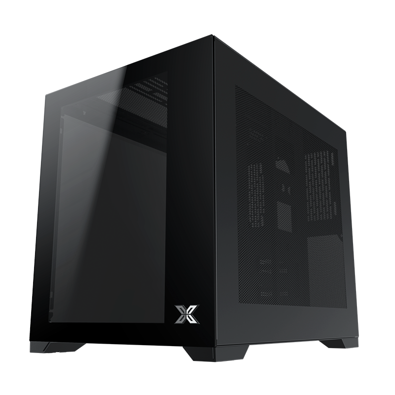 Gabinete Aquarius Ii Tg 6 Fan Argb Black Xigmatek