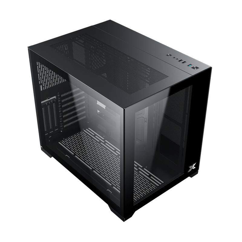 Gabinete Aquarius Ii Tg 6 Fan Argb Black Xigmatek