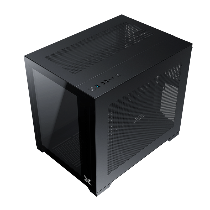 Gabinete Aquarius Ii Tg 6 Fan Argb Black Xigmatek