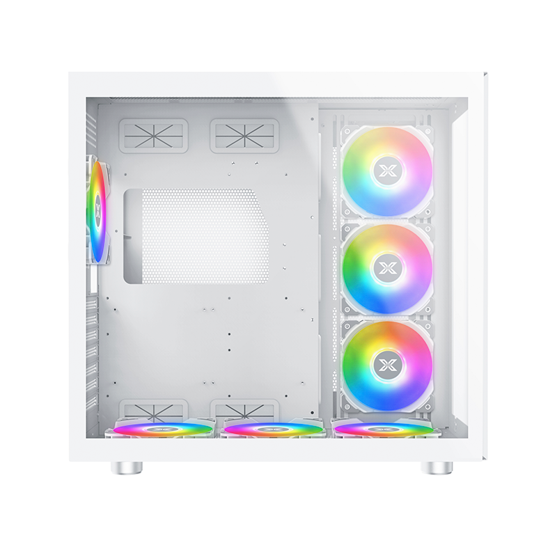 Gabinete Aquarius Pro Artic Tg 7 Fans Argb Xigmatek