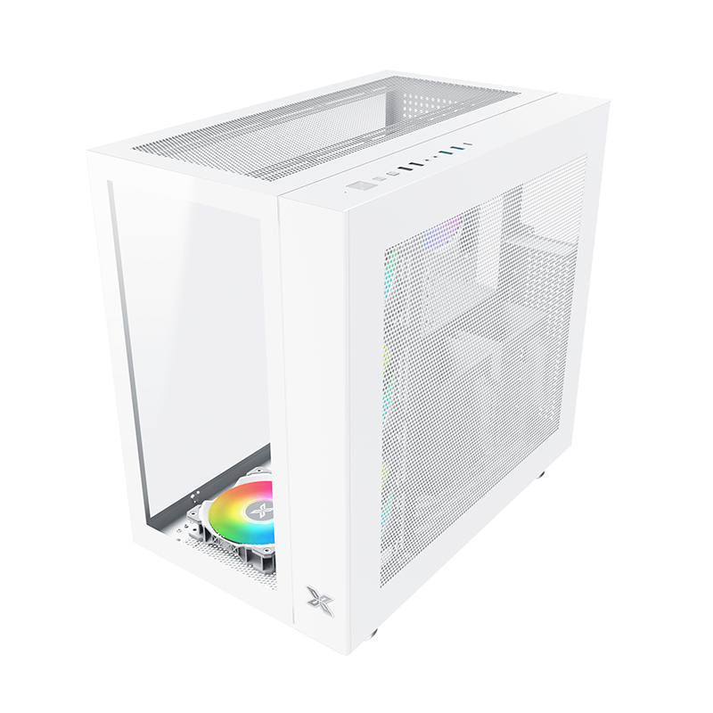 Gabinete Aquarius Pro Artic Tg 7 Fans Argb Xigmatek