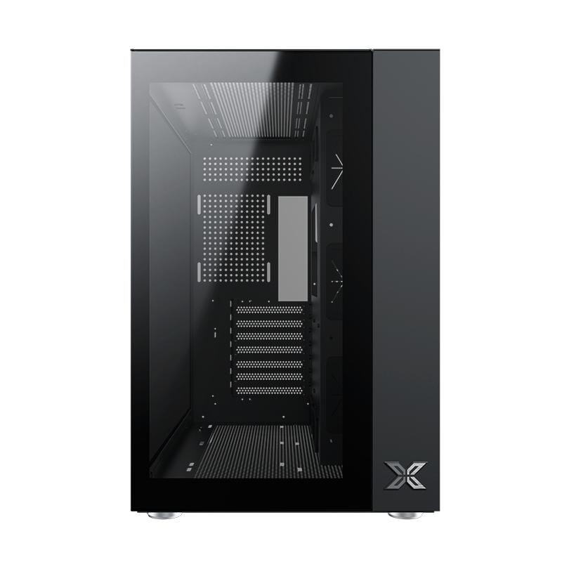 Gabinete Aquarius Pro Tg 7 Fans Argb Black Xigmatek