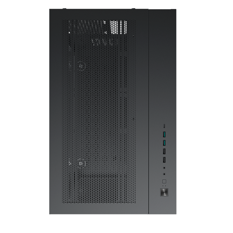 Gabinete Aquarius Pro Tg 7 Fans Argb Black Xigmatek