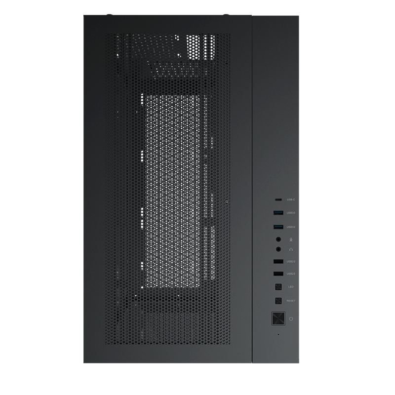 Gabinete Aquarius Pro Tg 7 Fans Argb Black Xigmatek