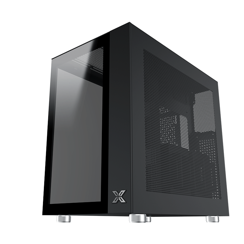 Gabinete Aquarius Pro Tg 7 Fans Argb Black Xigmatek