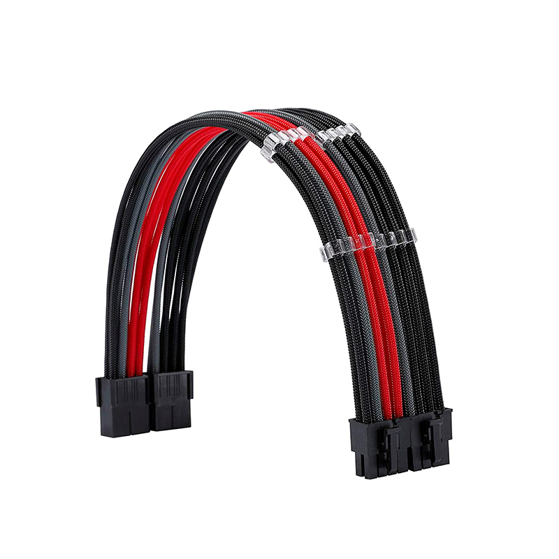 Kit Cables Mallados Rojo Xigmatek