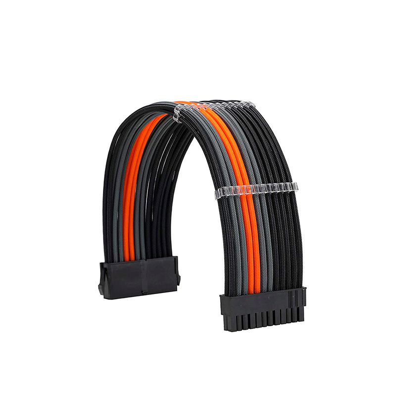Kit Cables Mallados Naranja Xigmatek