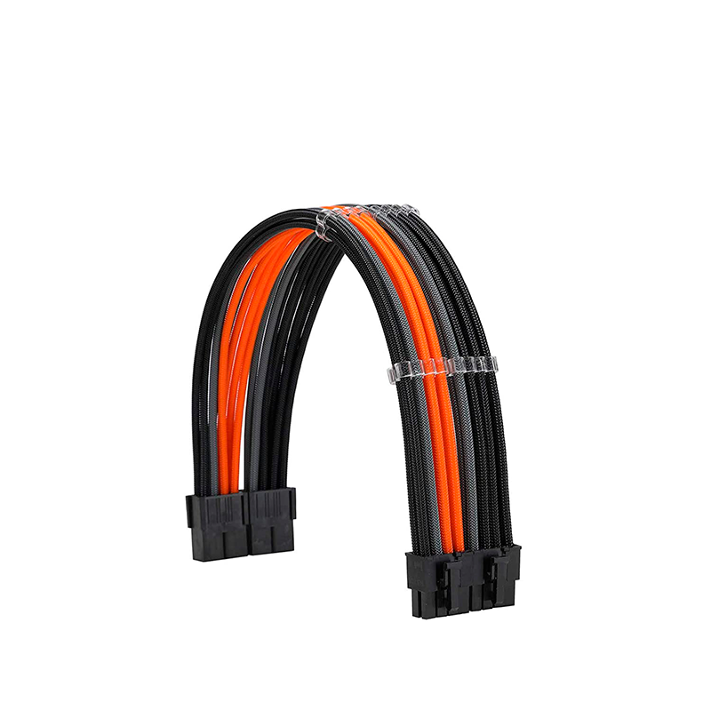 Kit Cables Mallados Naranja Xigmatek