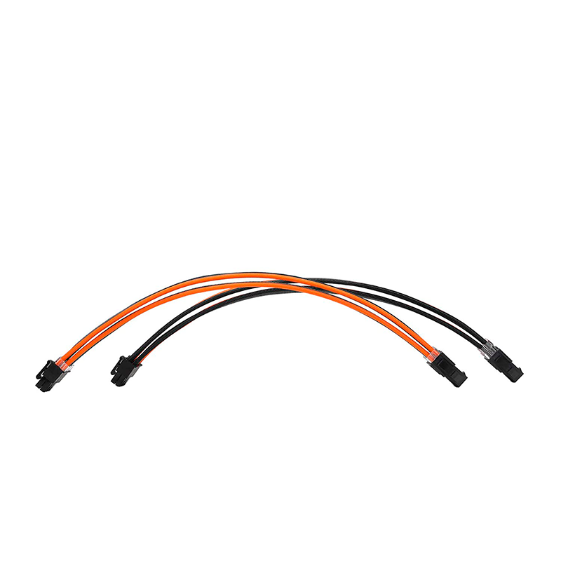 Kit Cables Mallados Naranja Xigmatek