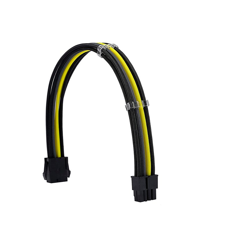 Kit Cables Mallados Amarillo Xigmatek
