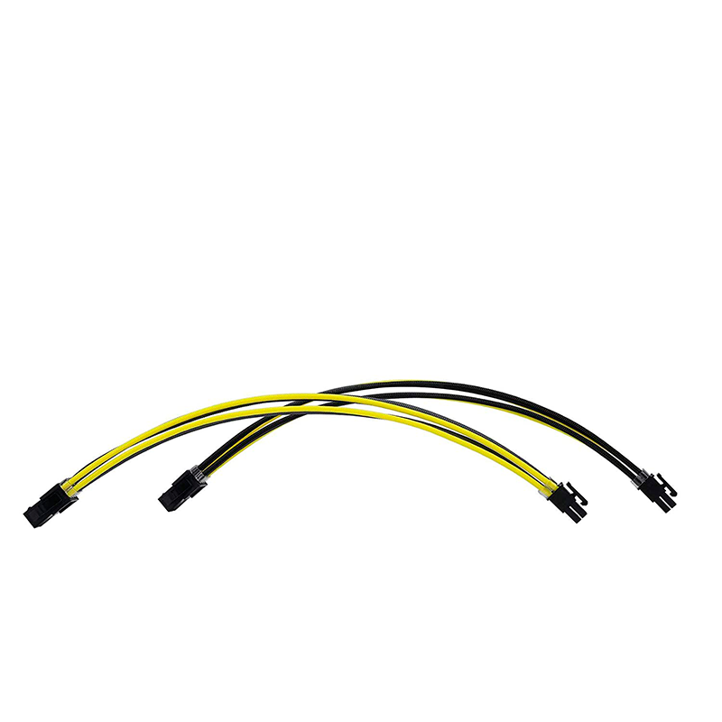 Kit Cables Mallados Amarillo Xigmatek
