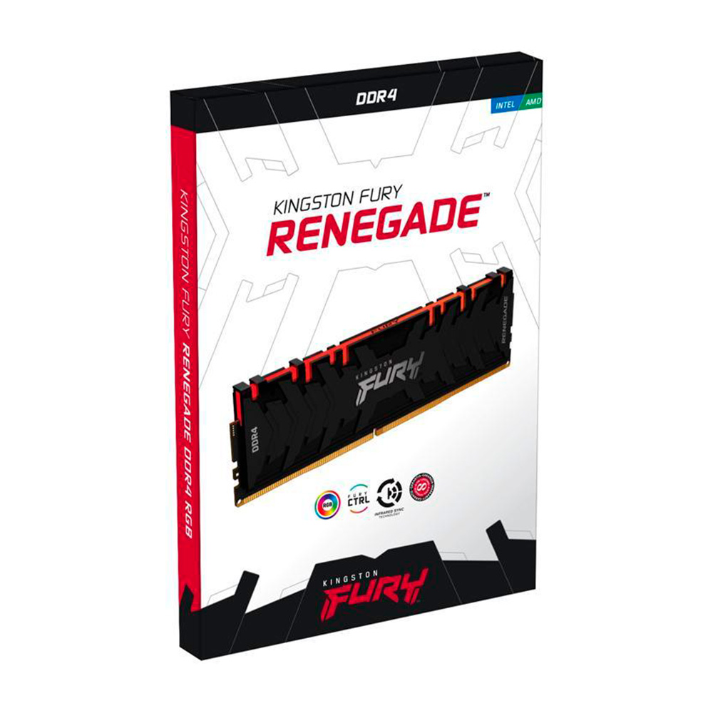 Memoria 16gb 3600mhz Fury Renegade Black Rgb Kingston