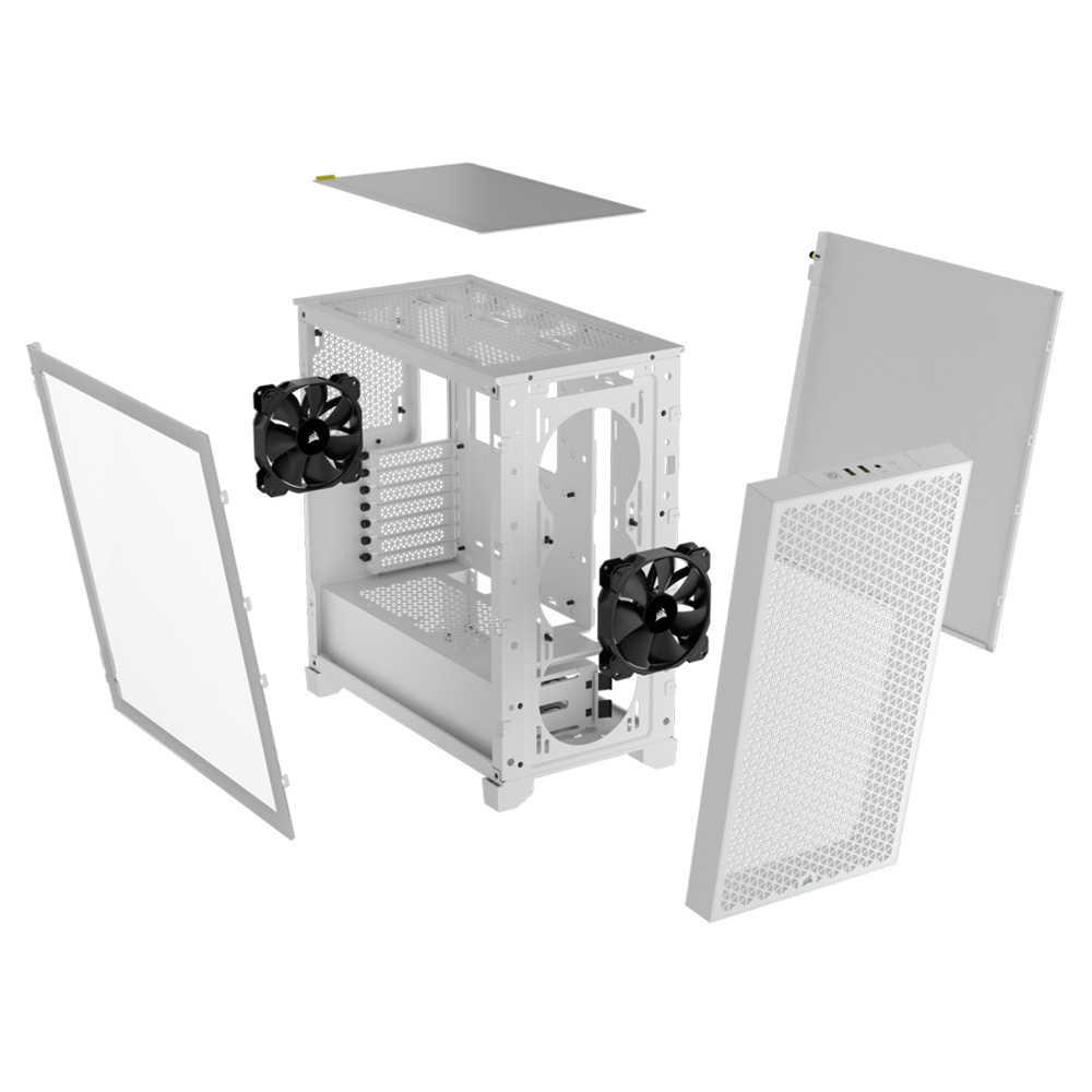 Gabinete 3000d Airflow Tg White Corsair