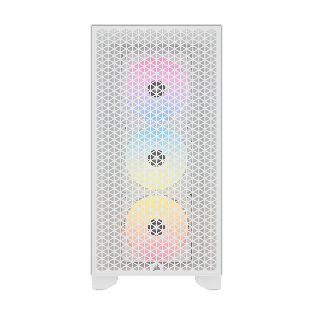 Gabinete 3000d Rgb Airflow Tg White Corsair