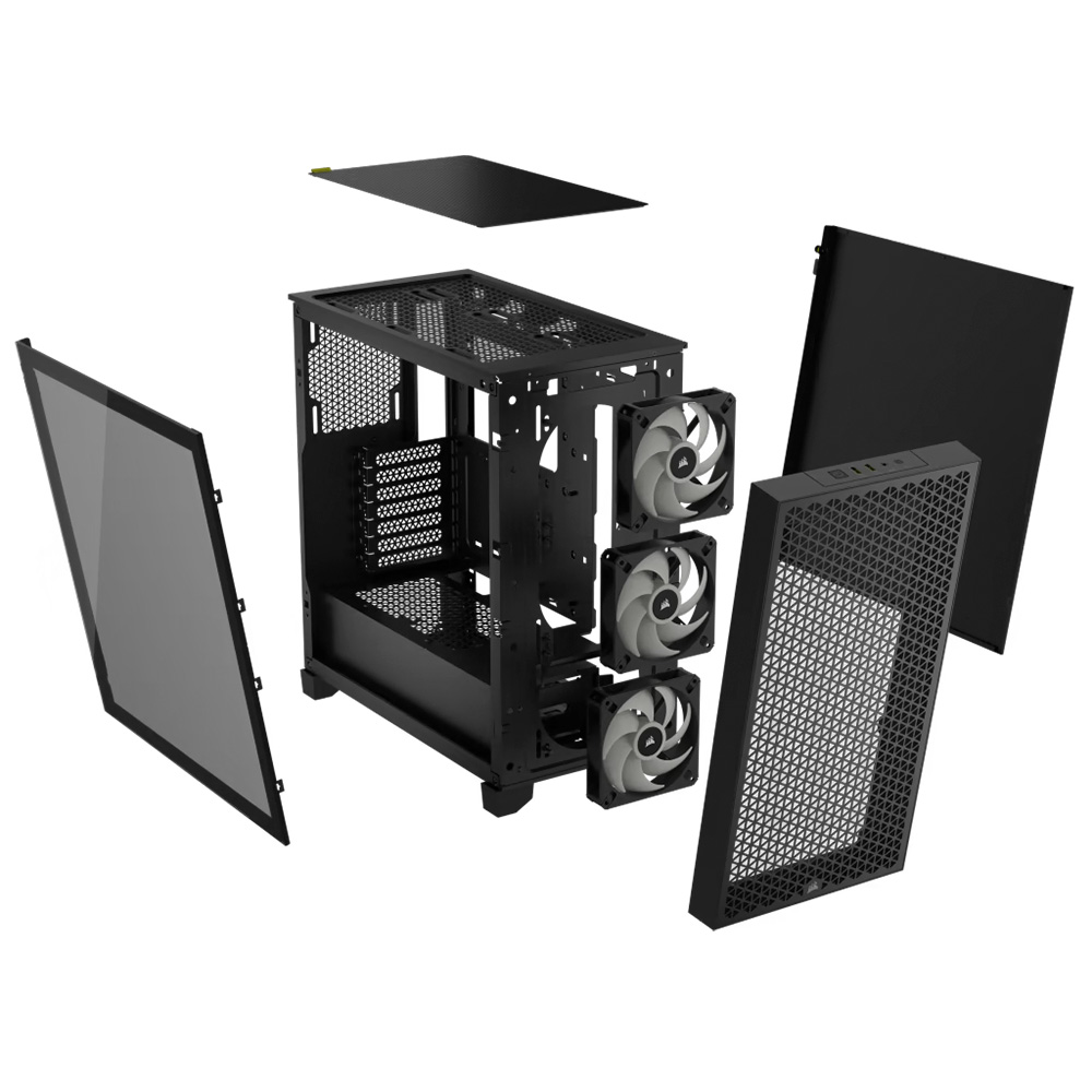 Gabinete 3000d Rgb Airflow Tg Black Corsair