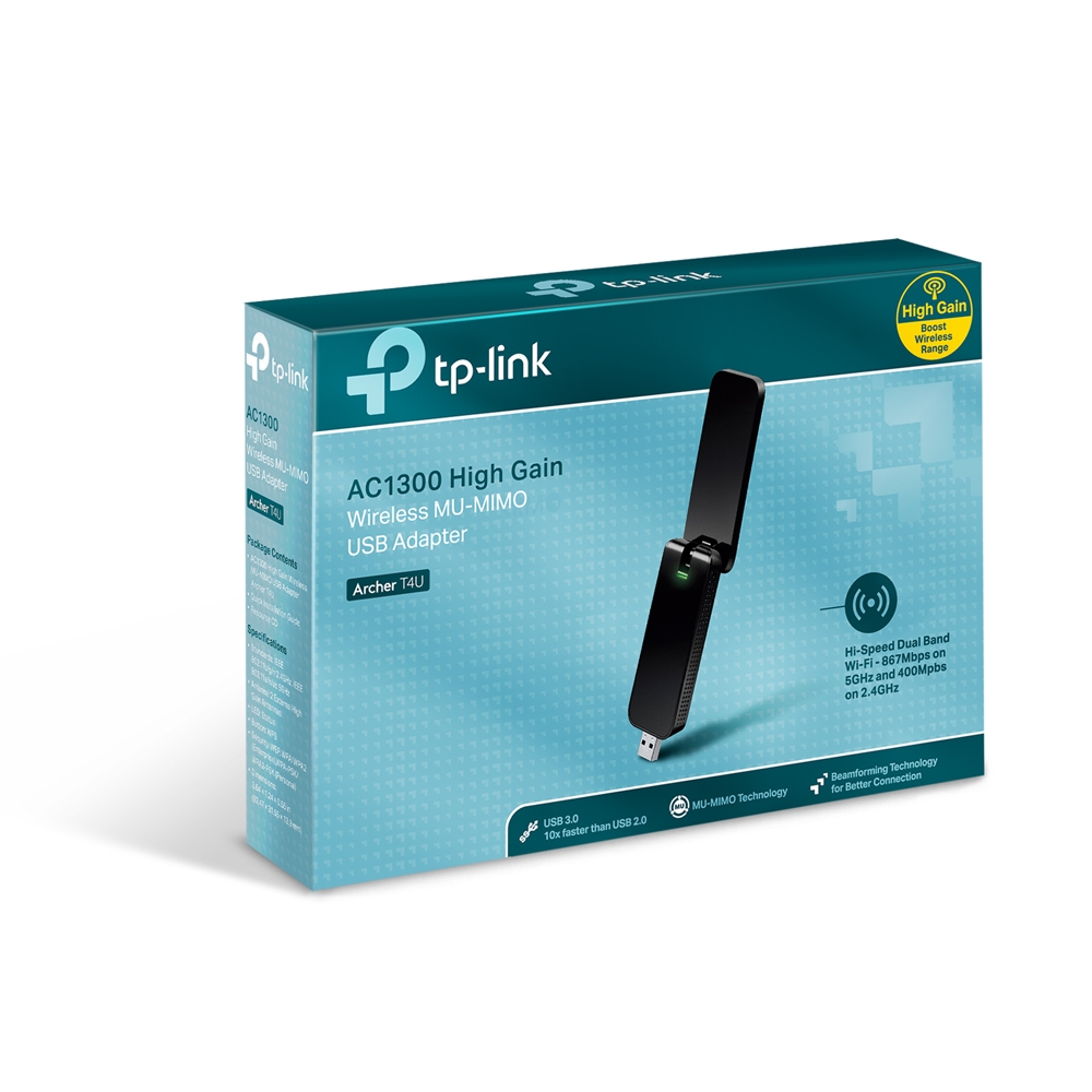 Placa Wifi Archer T4u Ac1300 Dual Band Tp-link