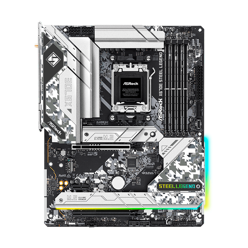 Mother X670e Steel Legend Asrock Am5
