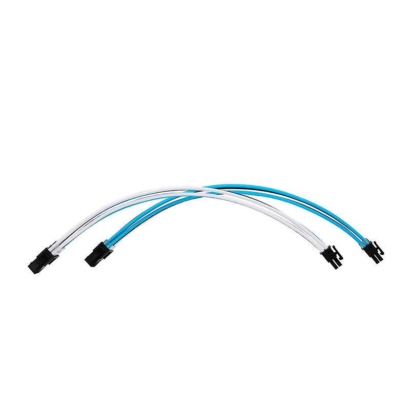 Kit Cables Mallados Azul Xigmatek