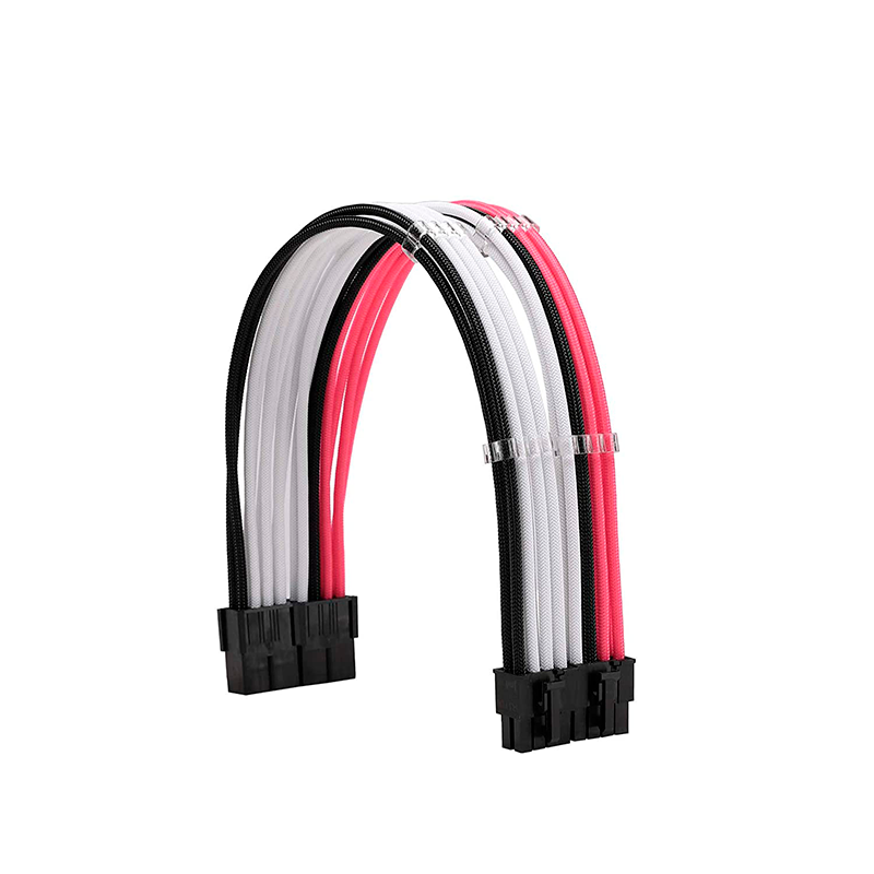 Kit Cables Mallados Rosa Xigmatek