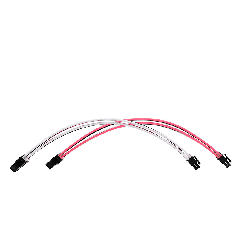 Kit Cables Mallados Rosa Xigmatek