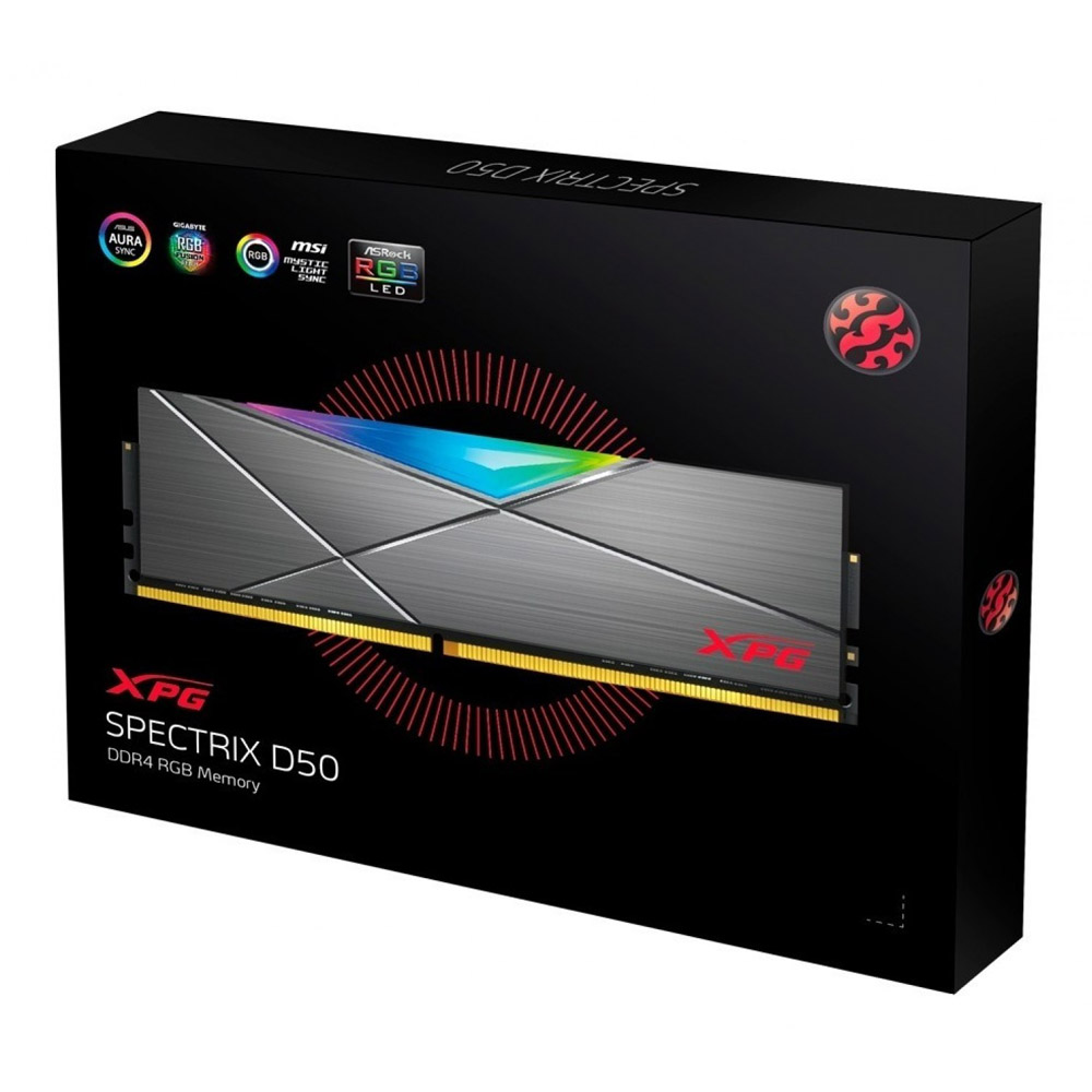 Memoria 16gb 3200mhz Spectrix D50 Black Rgb Xpg Adata