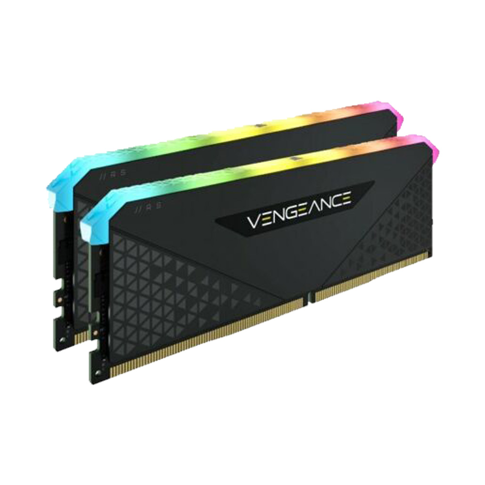 Memoria 16gb 2x8 3200mhz Vengeance Rgb Rs Black Corsair