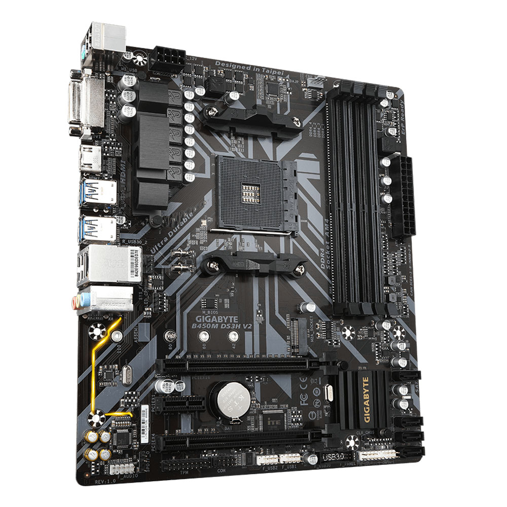 Mother B450m Ds3h V2 Gigabyte Am4