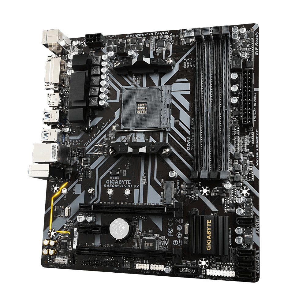 Mother B450m Ds3h V2 Gigabyte Am4