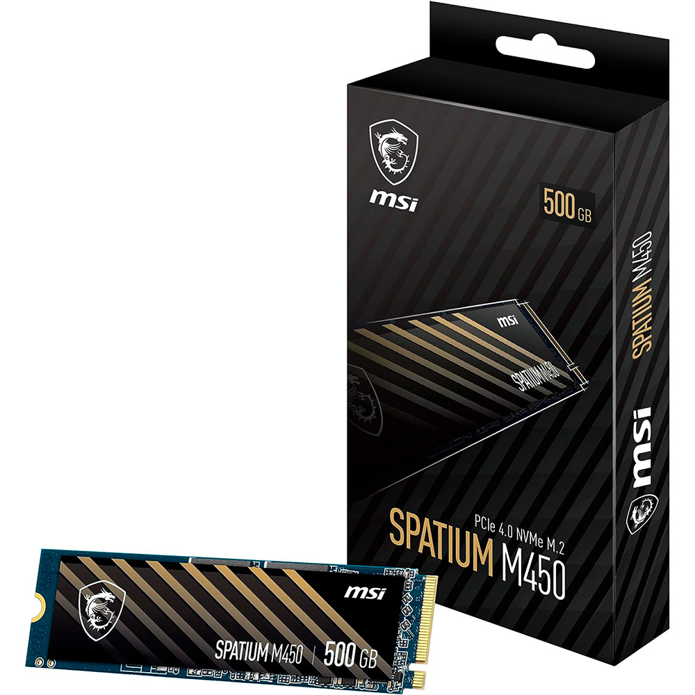 Disco Ssd 500gb M.2 Spatium M450 Nvme Gen4 Msi