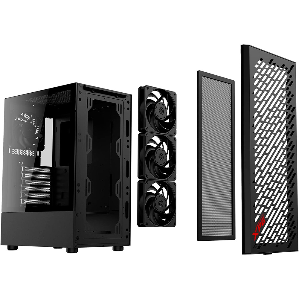 Gabinete Valor Air Tg Mesh Black Xpg Adata