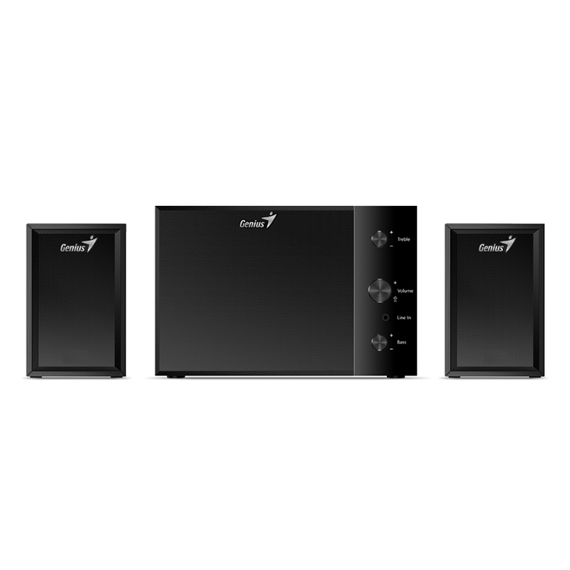 Parlante Sw-2.1 350 10w Black Genius