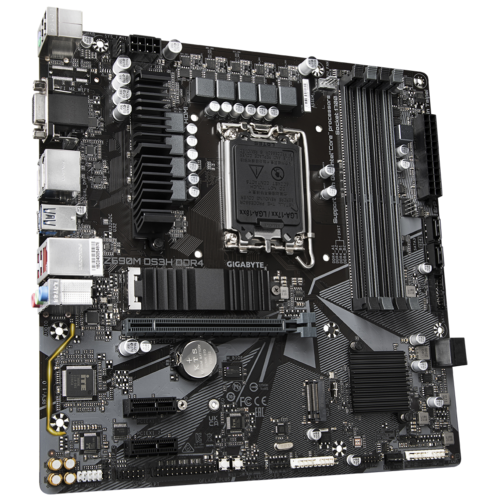 Mother Z690m Ds3h Ddr4 Gigabyte 12gen