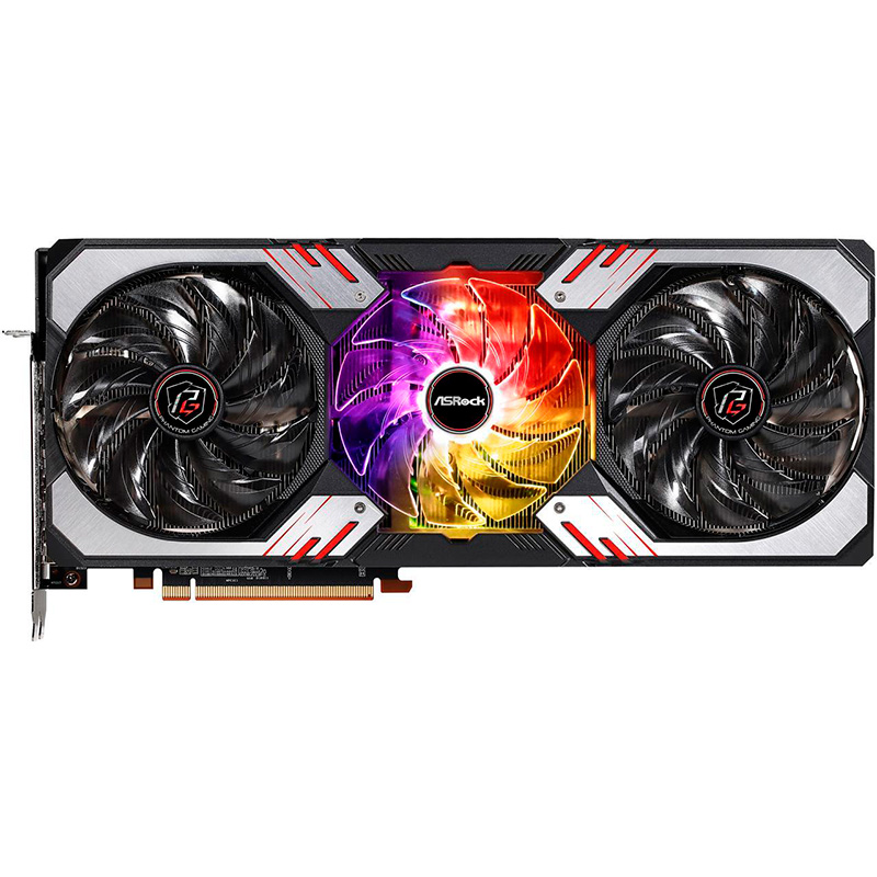 Placa De Video Radeon Rx 6800 Xt Phantom Gaming D 16g Oc Asrock
